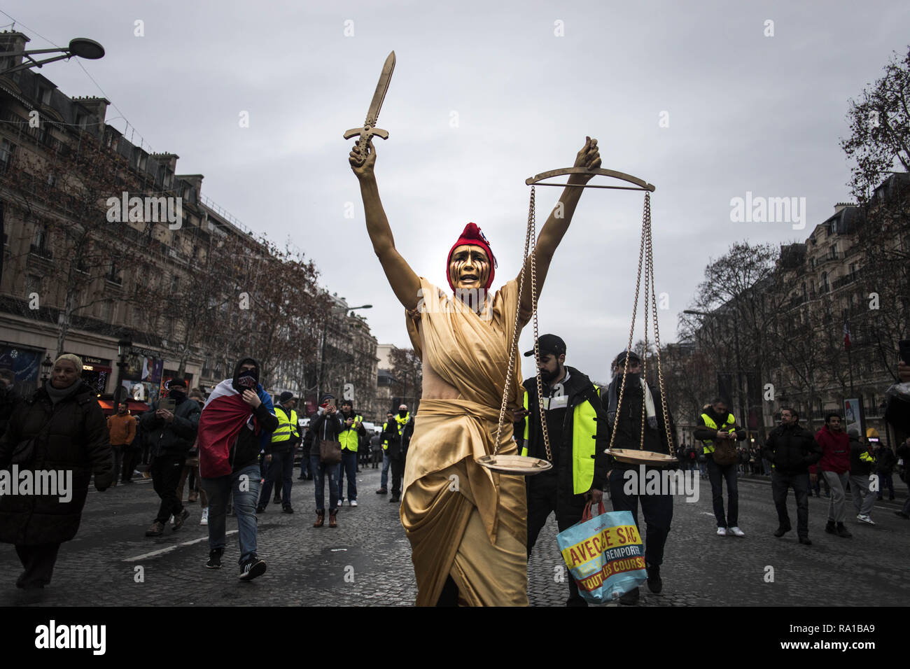 Paris Ile De France France Dec 29 2018 Une Femme S