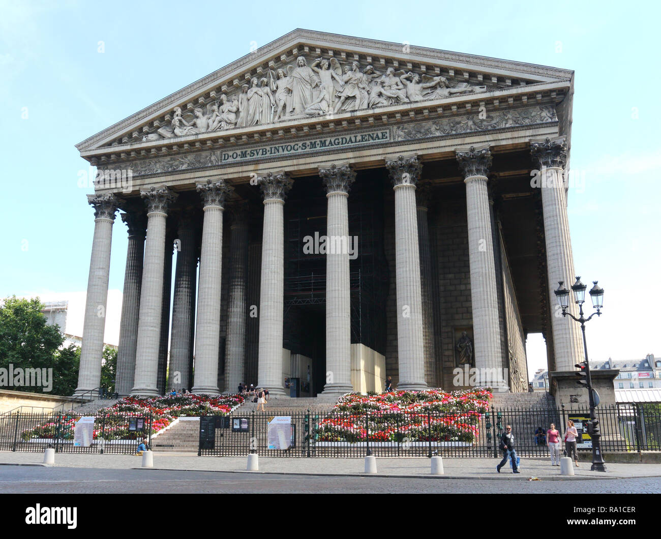 Paris, France. Dec 22, 2018. L'église de la Madeleine dans le 8ème arrondissement de Paris. Credit : Keith Mayhew SOPA/Images/ZUMA/Alamy Fil Live News Banque D'Images