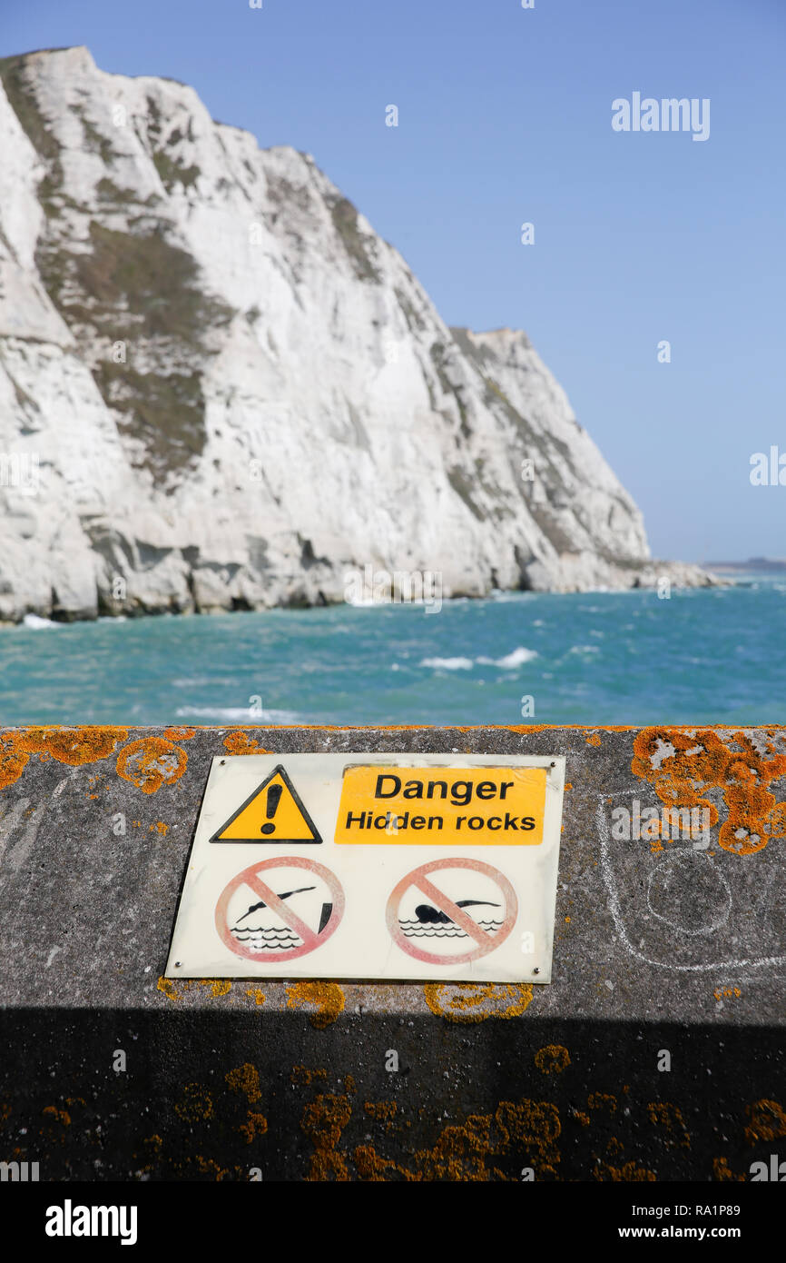White Cliffs of Dover, Kent Banque D'Images