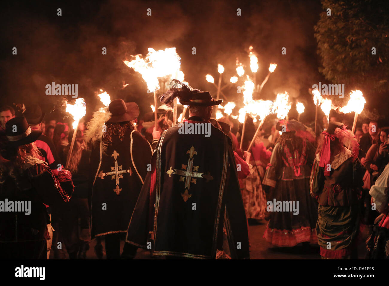 Bonfire Night East Sussex England Banque D'Images