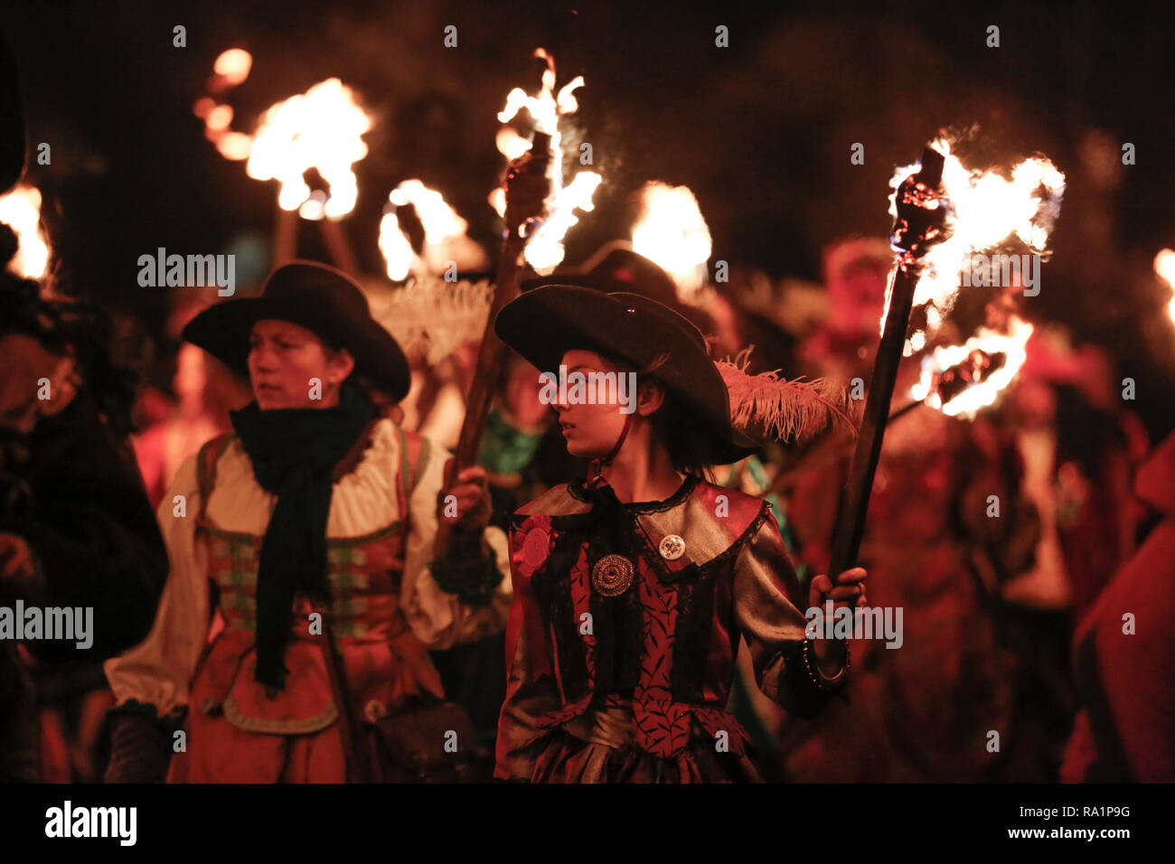 Bonfire Night East Sussex England Banque D'Images