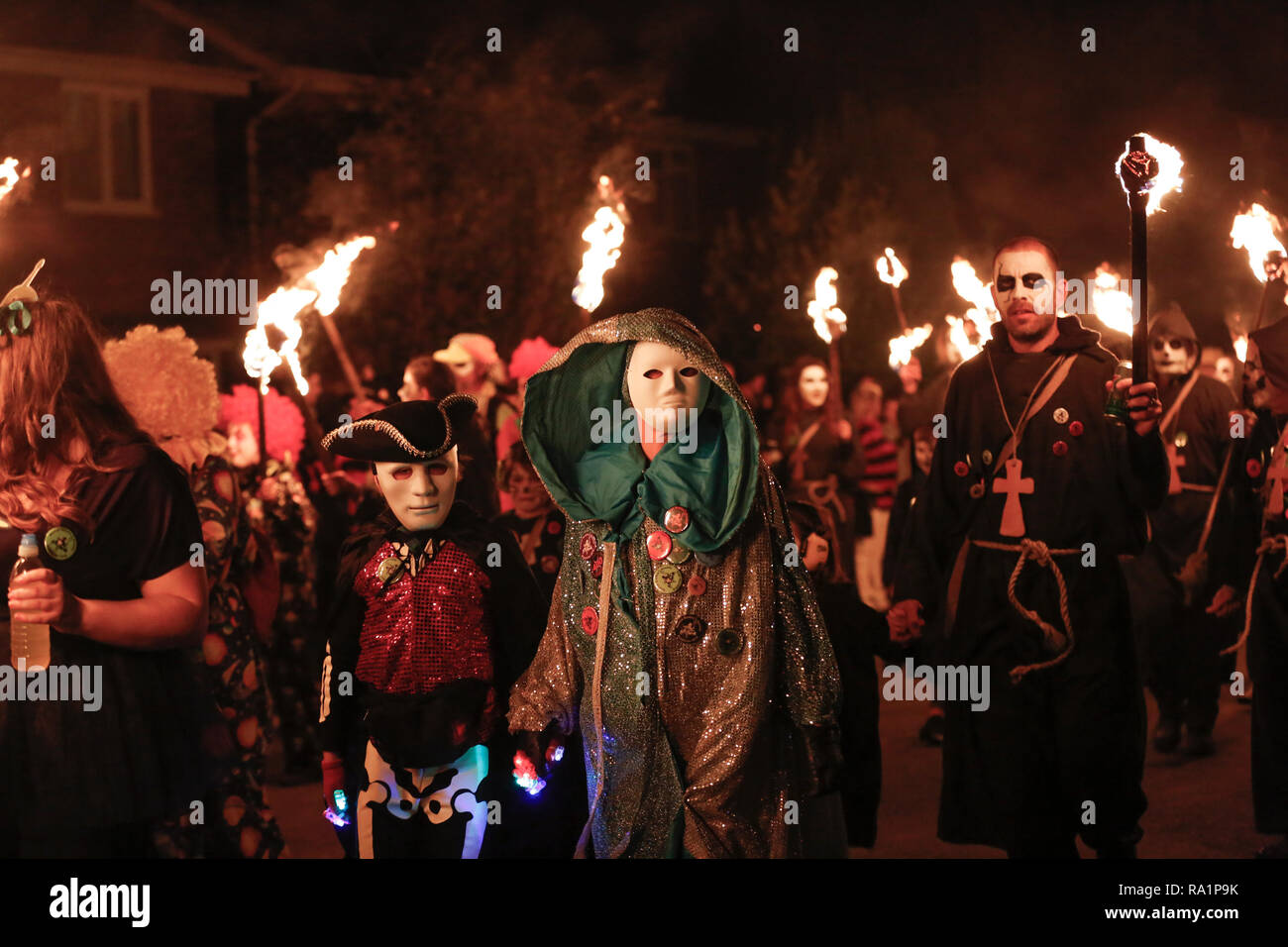 Bonfire Night East Sussex England Banque D'Images