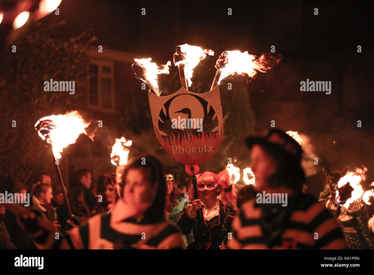 Bonfire Night East Sussex England Banque D'Images