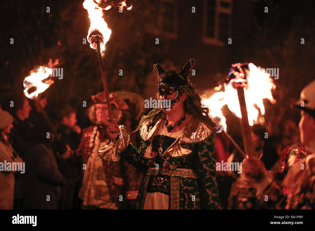 Bonfire Night East Sussex England Banque D'Images