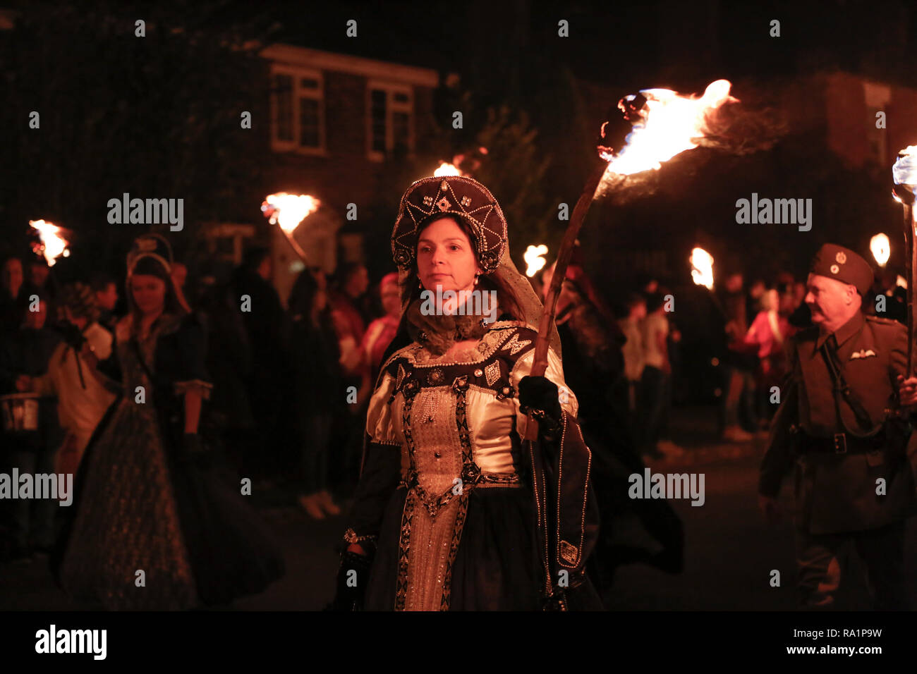 Bonfire Night East Sussex England Banque D'Images