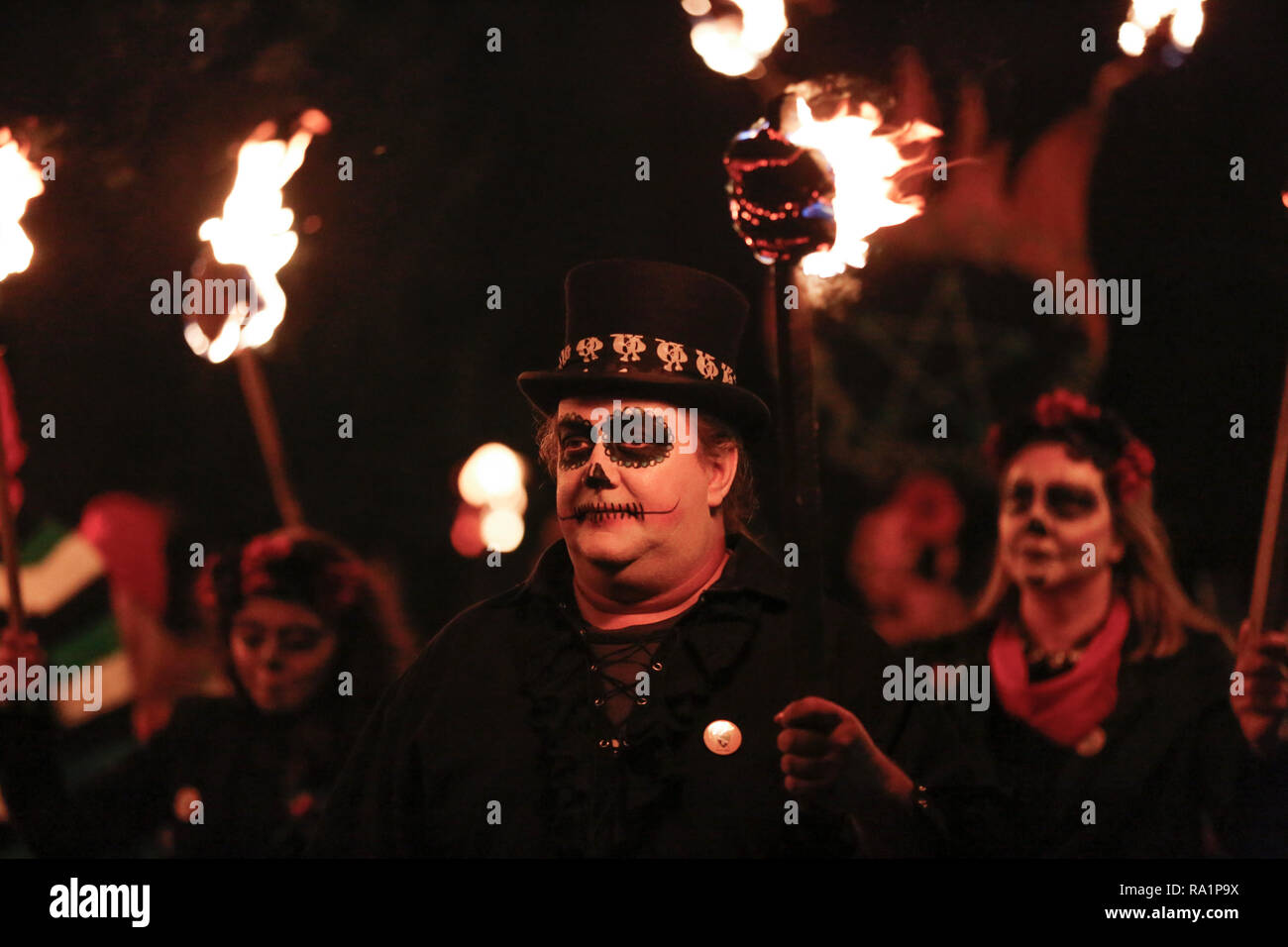 Bonfire Night East Sussex England Banque D'Images