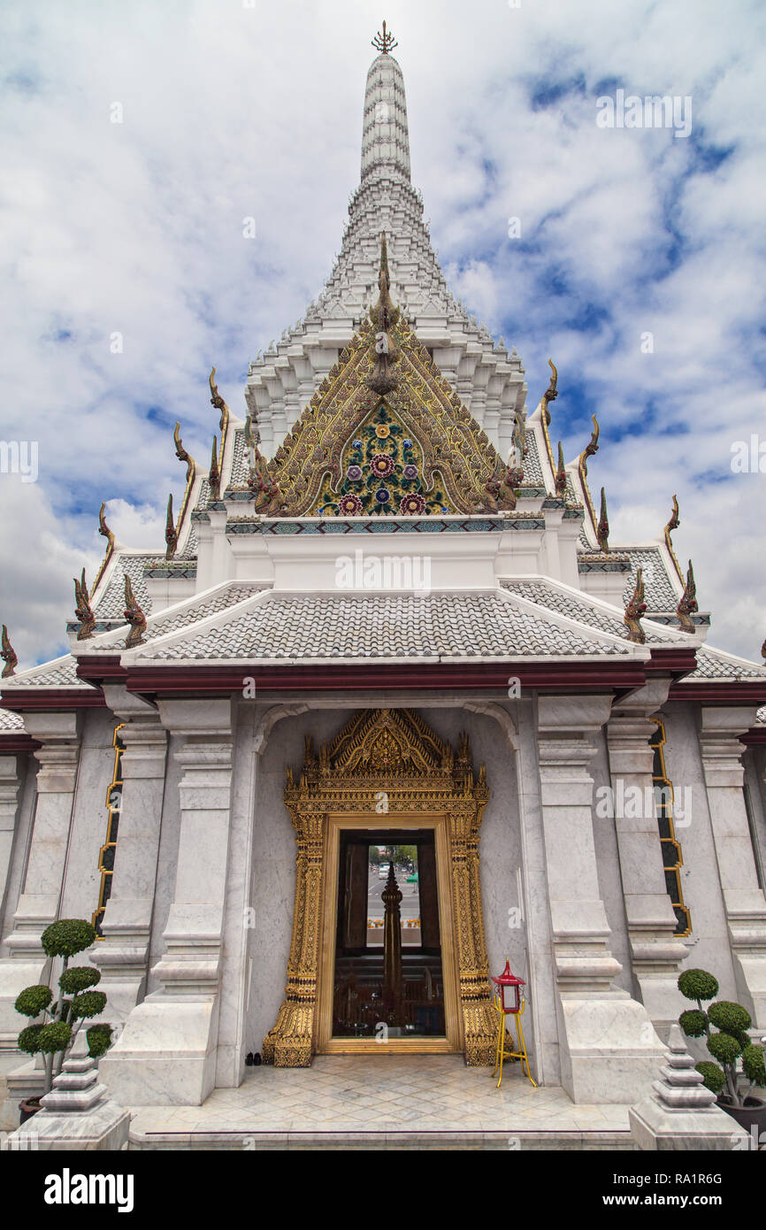 Pilier de culte de la ville de Bangkok à Bangkok, Thaïlande. Banque D'Images