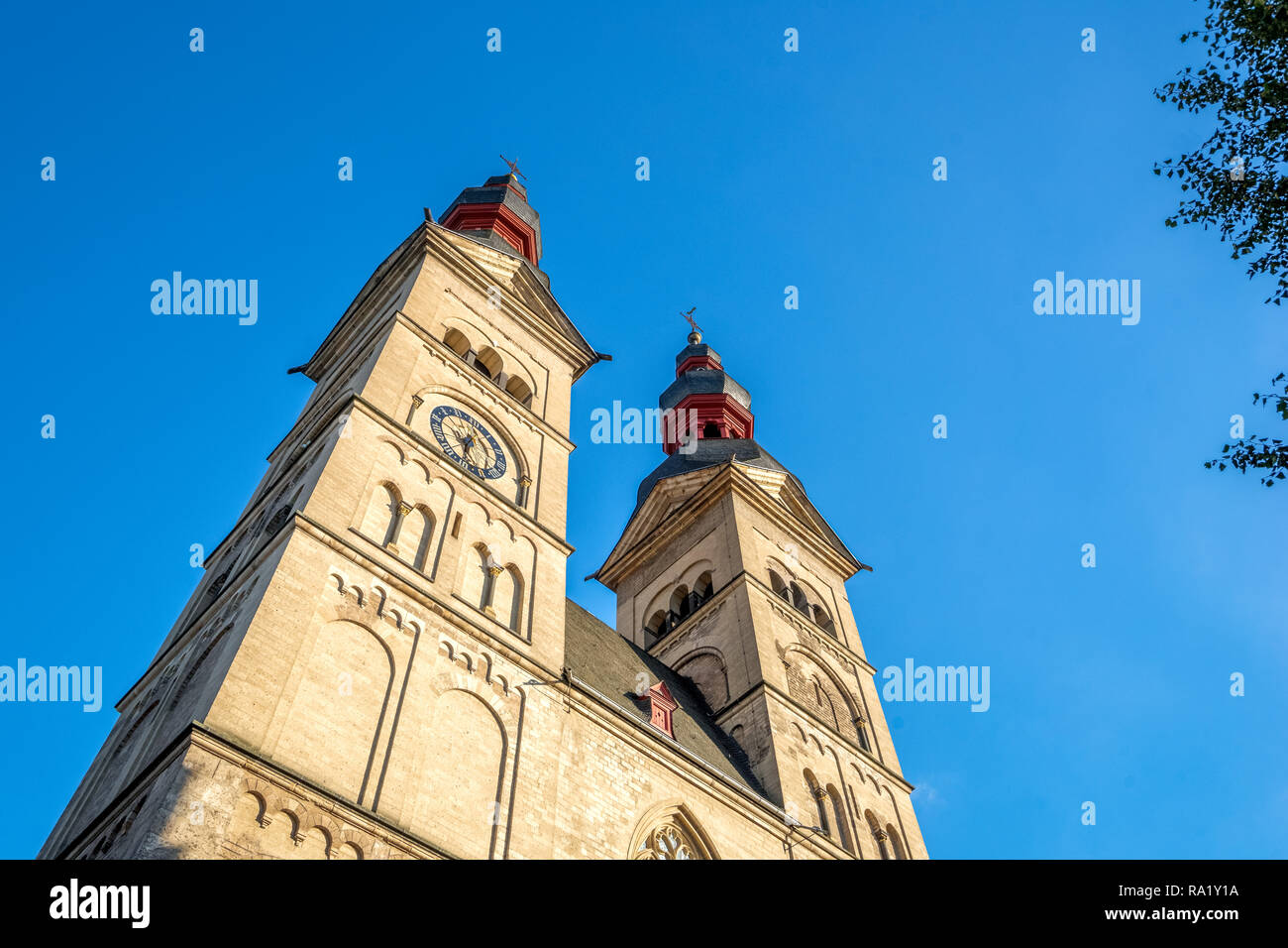 Église, Koblenz, Allemagne Banque D'Images