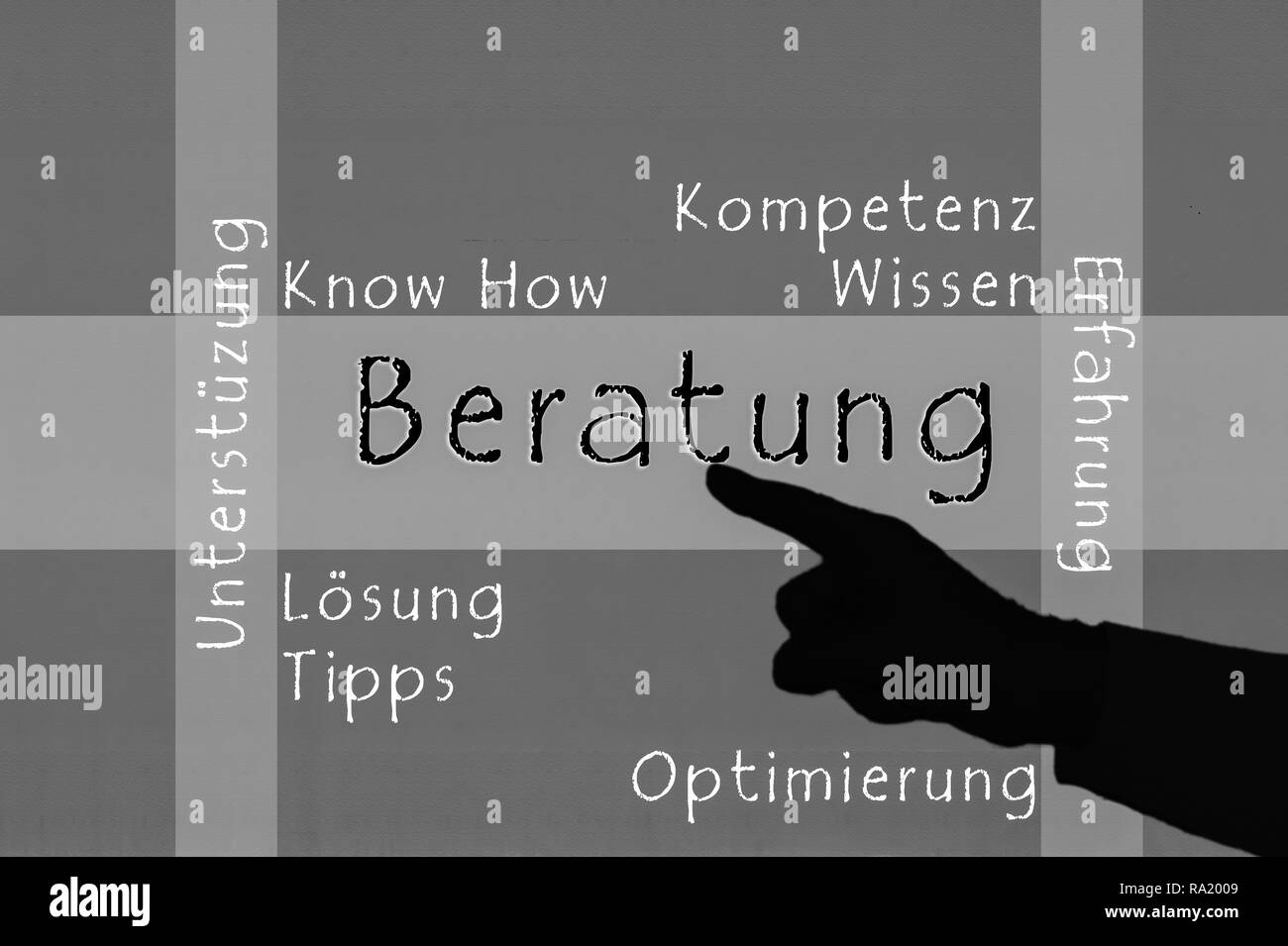 Cloud Consulting allemand Banque D'Images