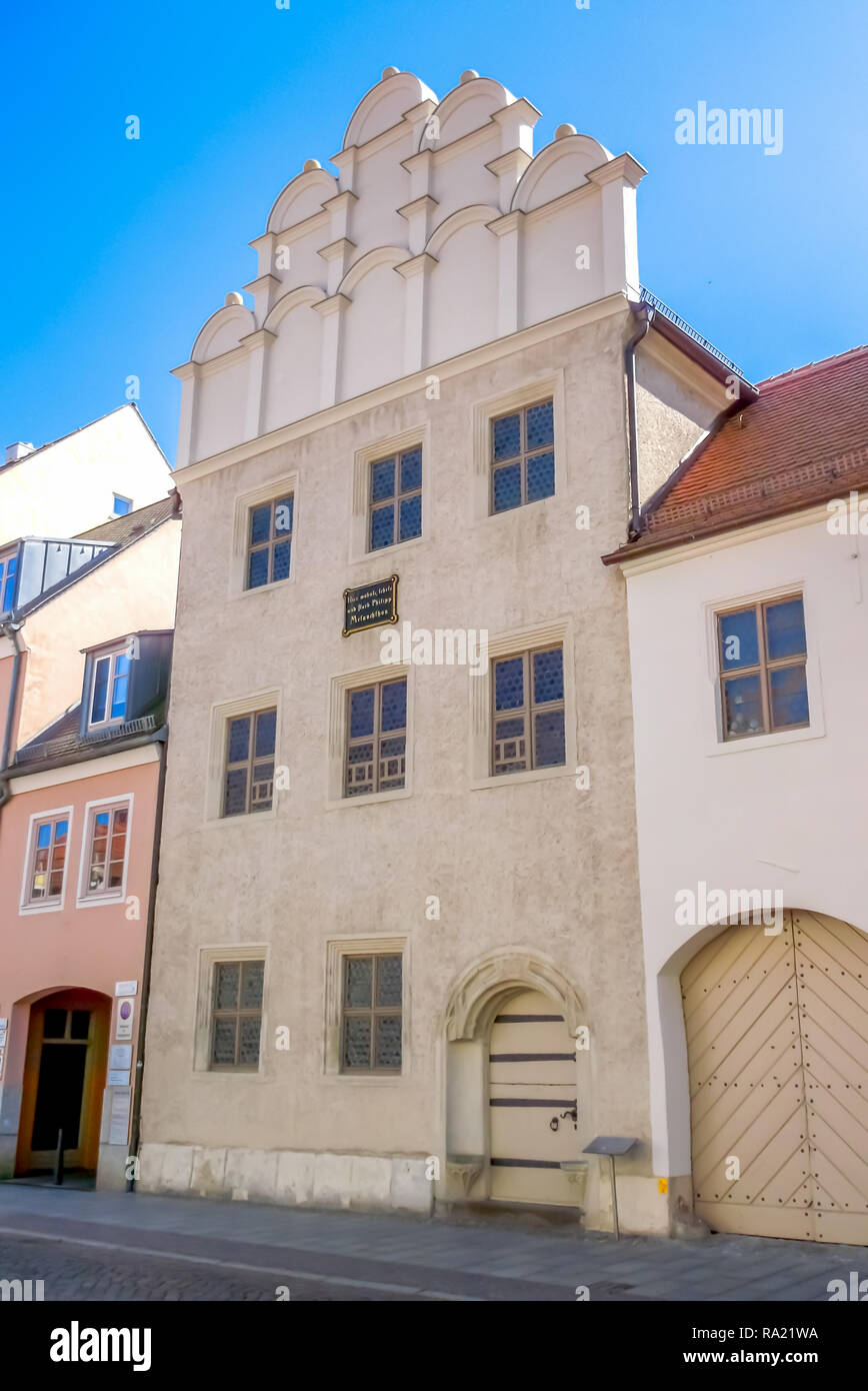 Melanchthonhaus, Wittenberg Banque D'Images