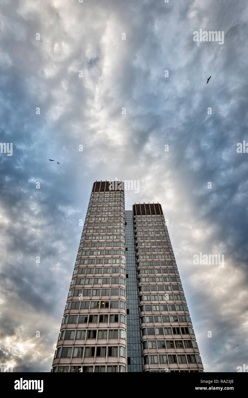 Fin des années 60, l'architecture Boston Banque D'Images