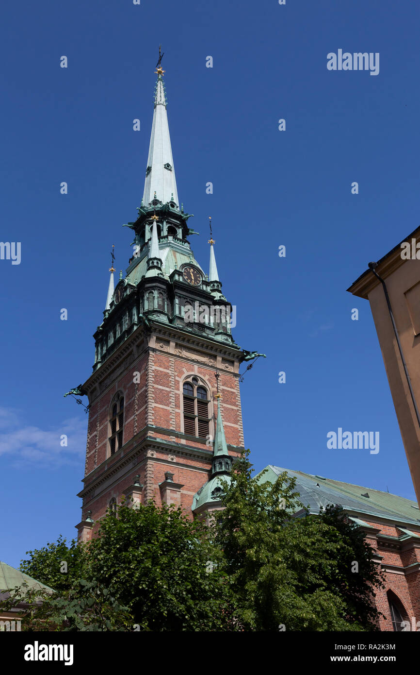 L'Église allemande / Saint Gertrude's Church, Stockholm, Suède Banque D'Images