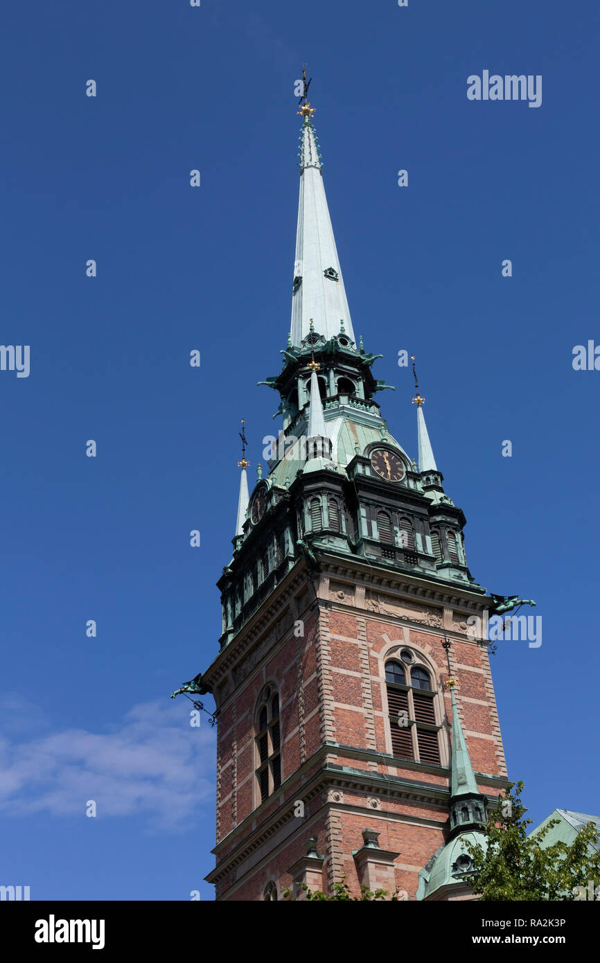 L'Église allemande / Saint Gertrude's Church, Stockholm, Suède Banque D'Images