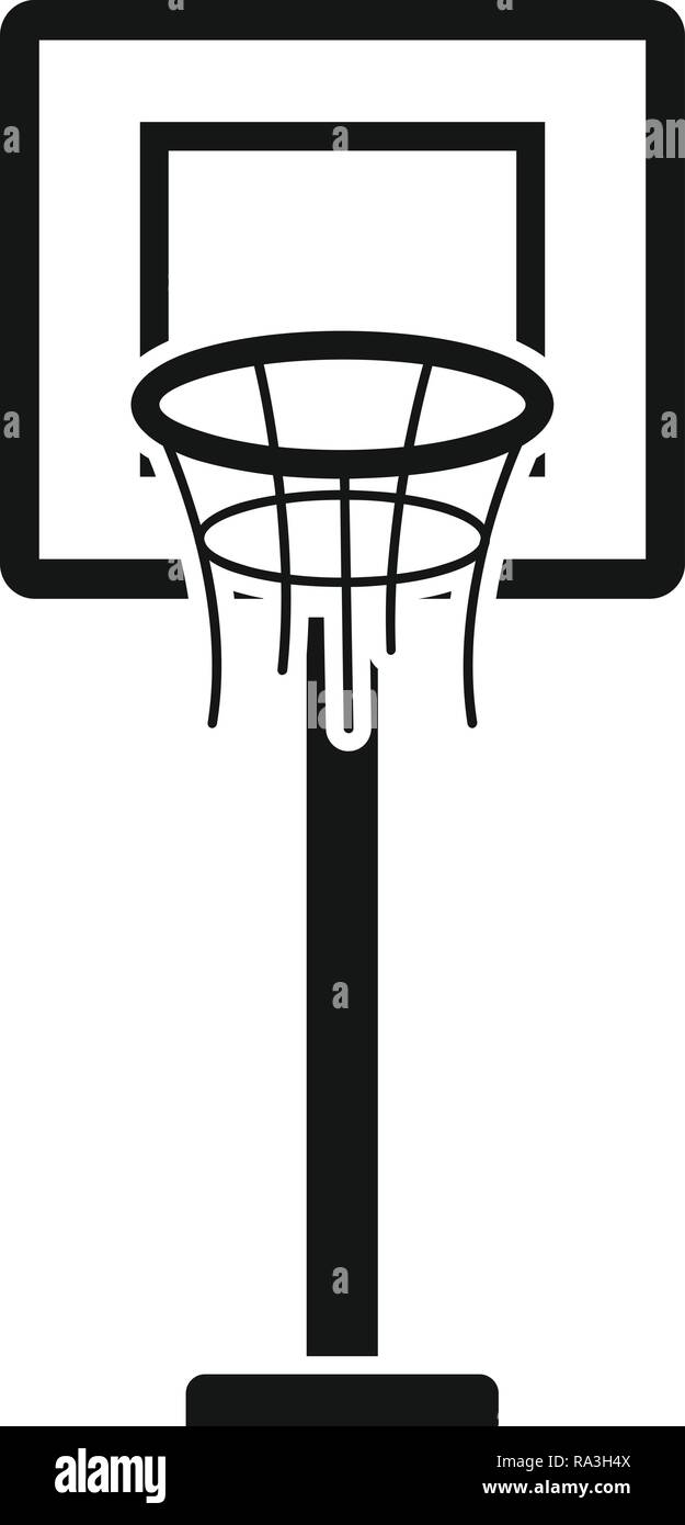 Icône de tour de basket-ball. Simple illustration de l'icône vecteur tour de basket-ball pour la conception web isolé sur fond blanc Illustration de Vecteur