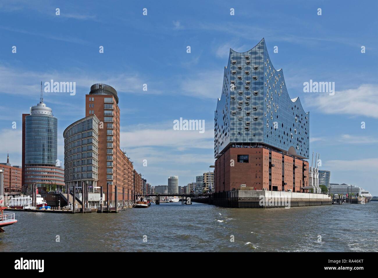 Elbe Philharmonic Hall, HafenCity, Hambourg, Allemagne Banque D'Images