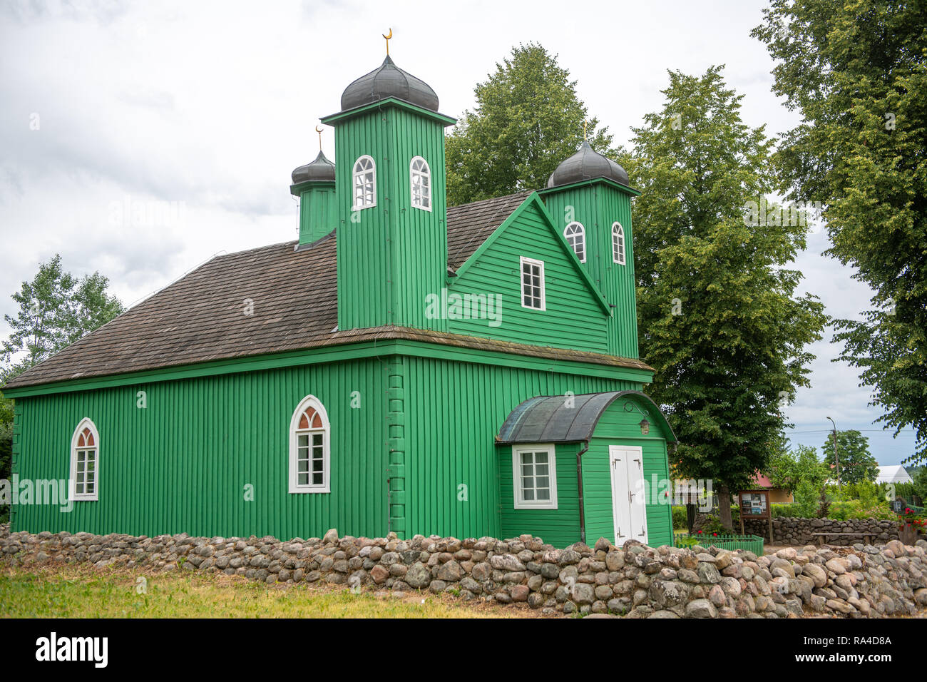 La mosquée de Tatar Kruszyniany Lipka, Kruszyniany, Pologne Banque D'Images