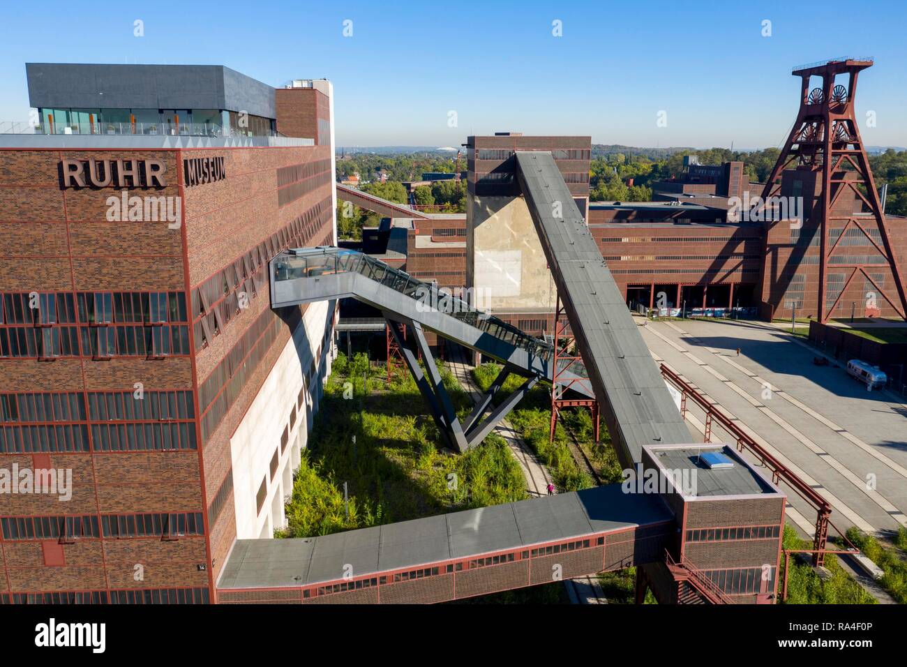 Patrimoine de Zeche Zollverein à Essen, carreau de l'arbre 12 Doppelbock, Ruhrmuseum dans le bâtiment de l'ex-charbon Banque D'Images