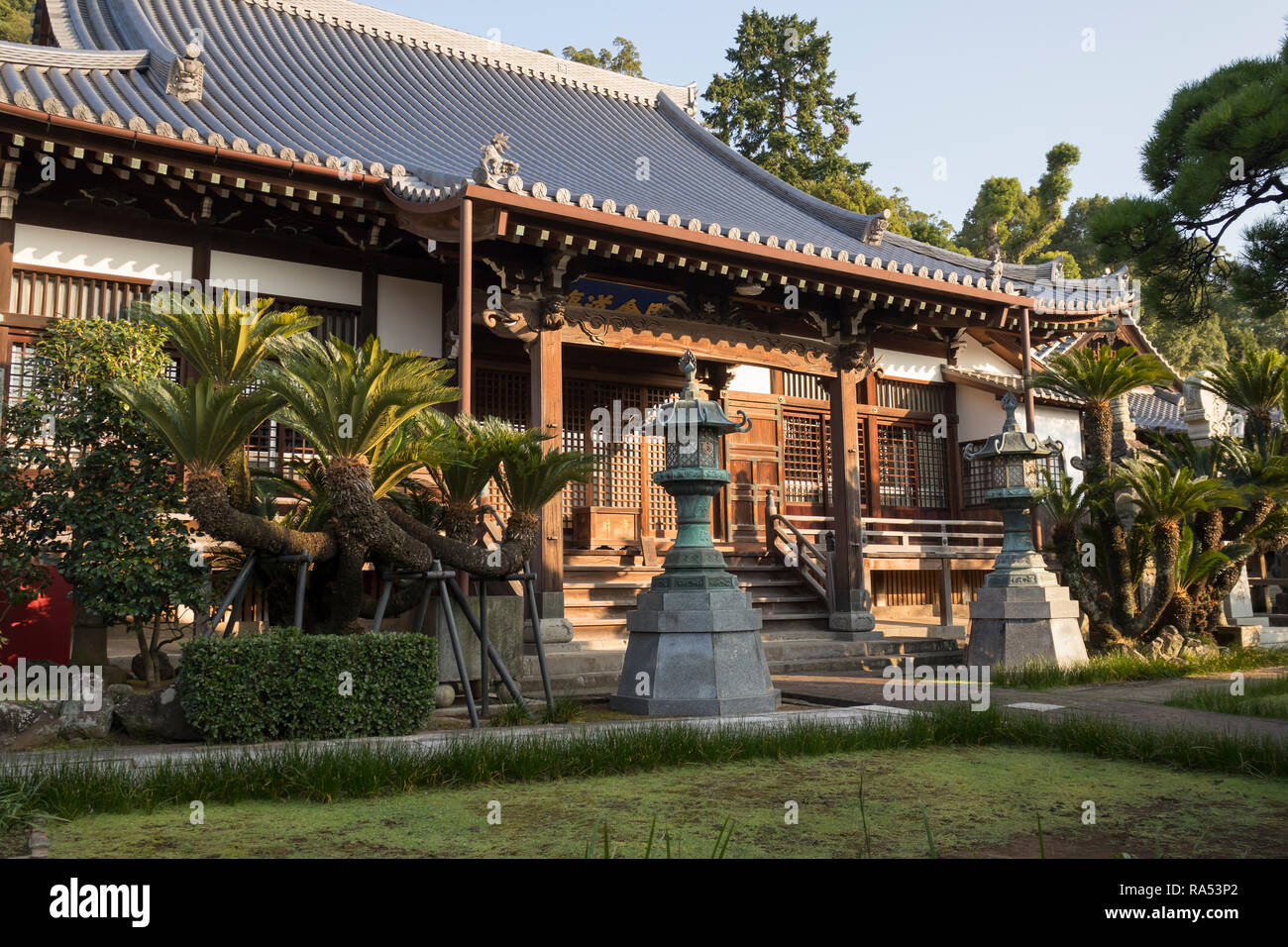 Nagasaki, Japon - 24 octobre 2018 : Kotaiji jardins du temple, l'un des temples le long de la rue du Temple, Teramachi dori Banque D'Images