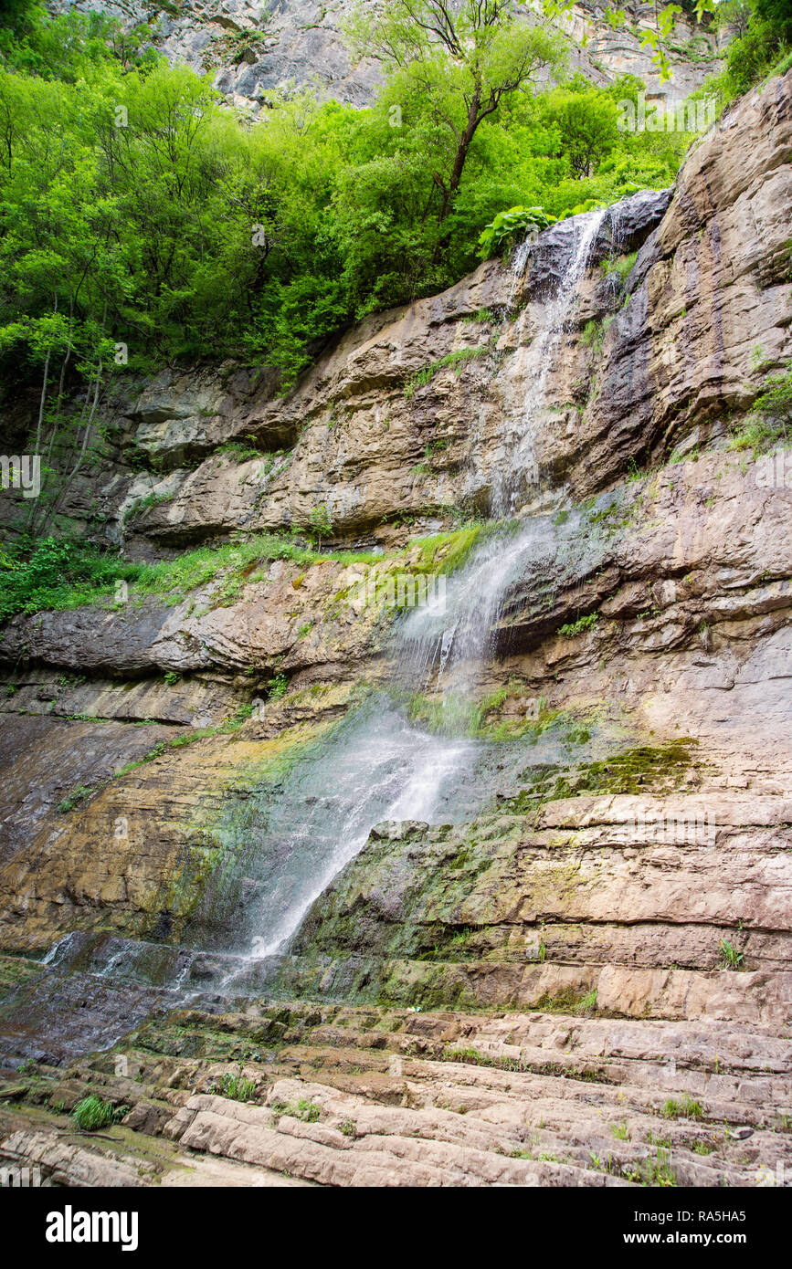 Skaklya - plus haute cascade en Bulgarie Banque D'Images