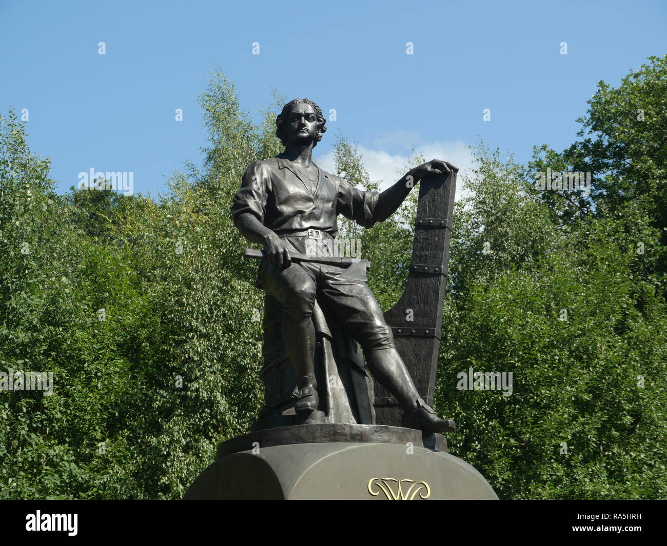 Saint-pétersbourg, Russie, le 17 juillet 2016 Monument de l'empereur Pierre I 'King-Carpenter» Banque D'Images