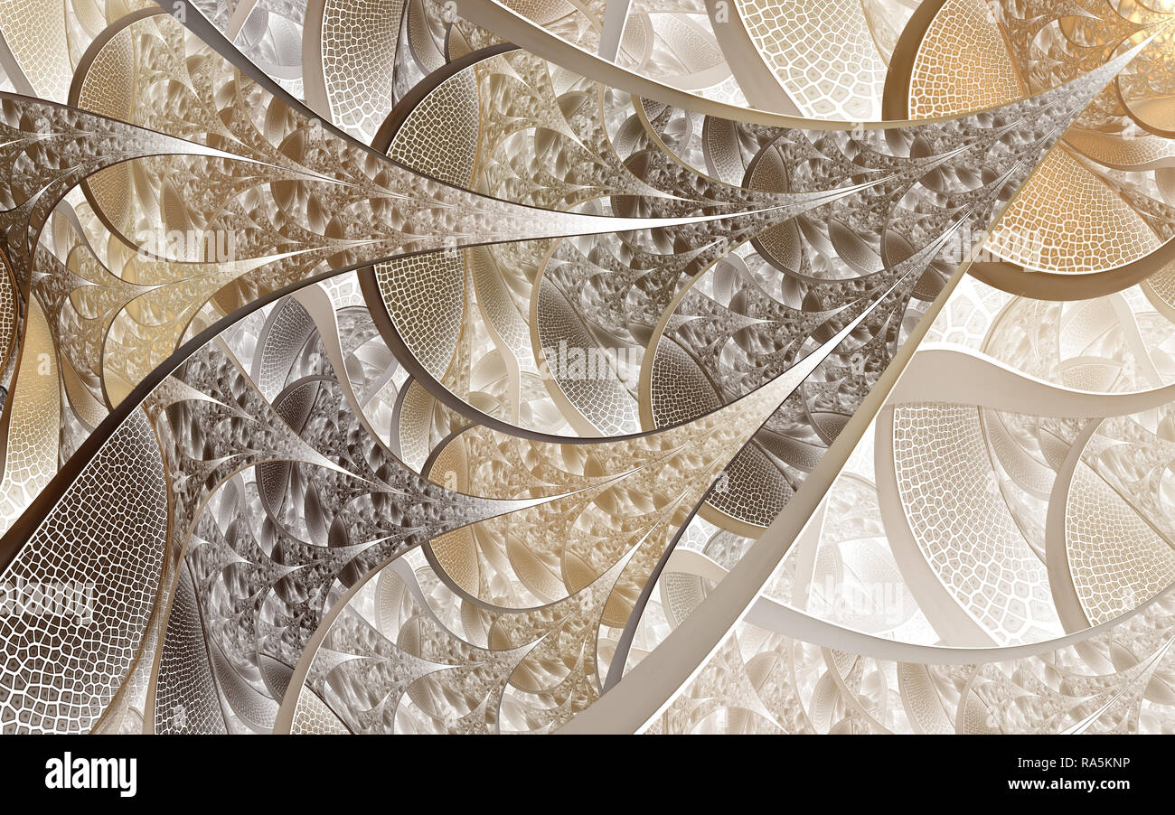 Résumé Les modèles fractal et formes. La texture de la fractale. Pour les casse-tête ou d'autres impressions ou des impressions de haute qualité. Les fractales sont infiniment complexes Banque D'Images