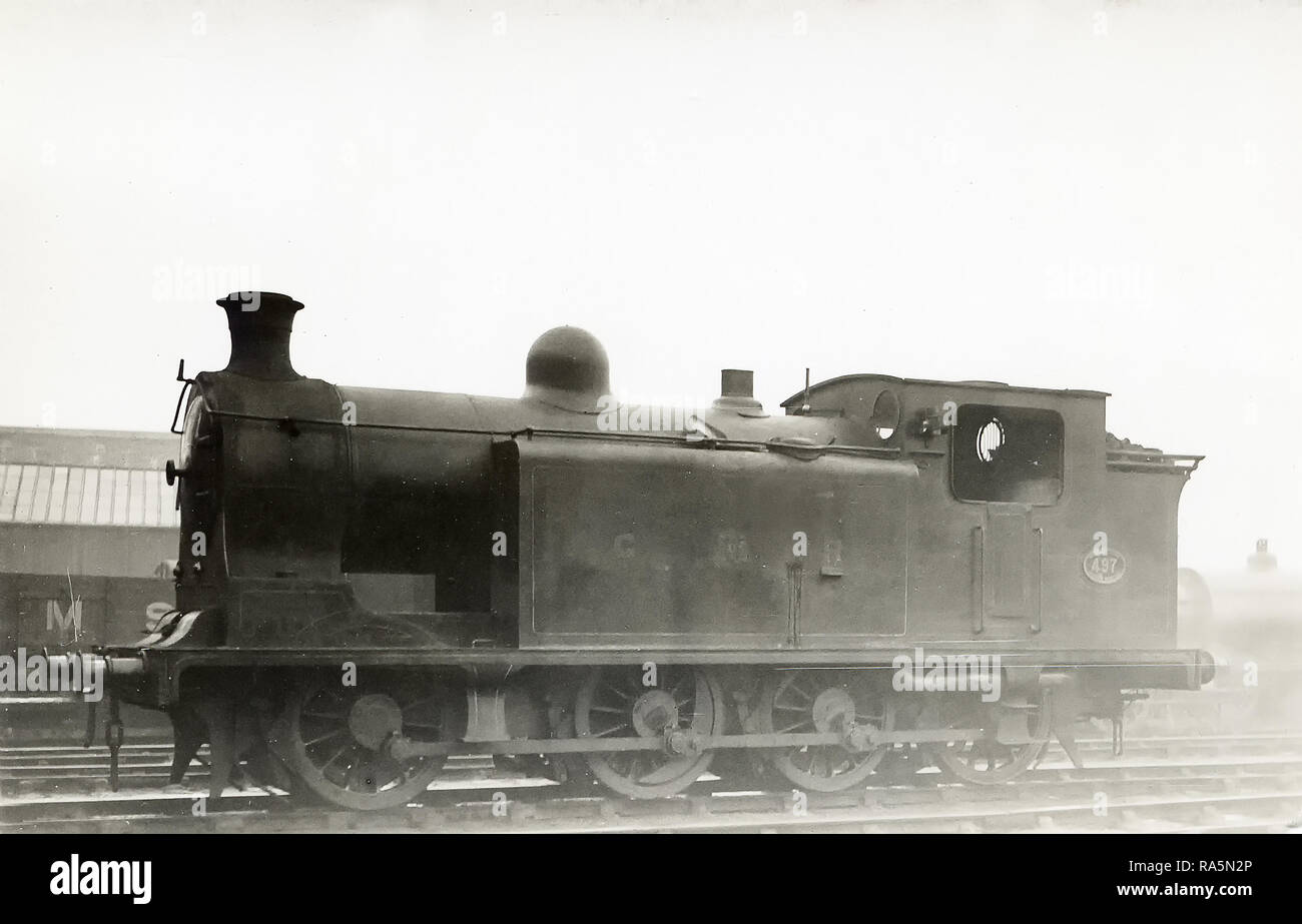 Caledonian Railway 492 Class 0-8-0T locomotive à vapeur no.497 Banque D'Images