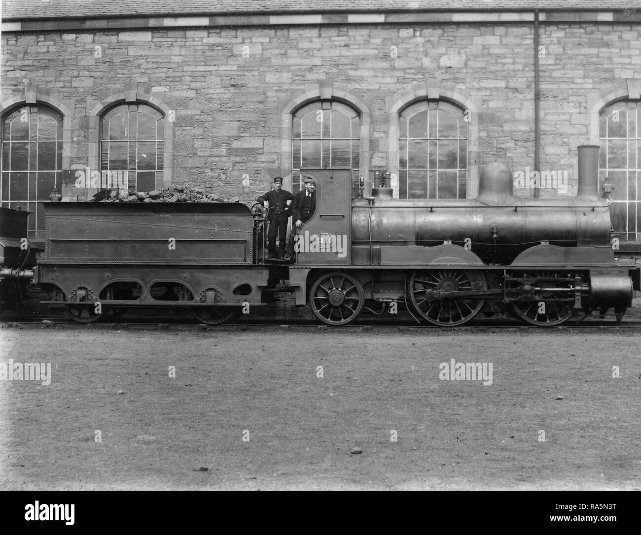 Caledonian Railway 0-4-2 de locomotives de fret à vapeur à Perth Banque D'Images