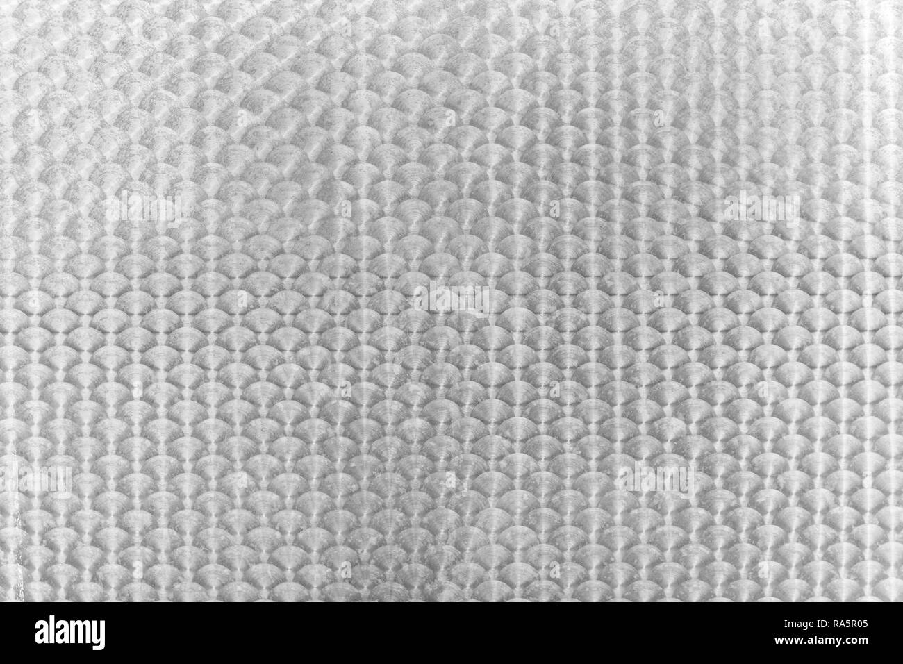 Paroi en acier inoxydable poli avec motif, Büsum, Dithmarschen, Schleswig-Holstein, Allemagne Banque D'Images