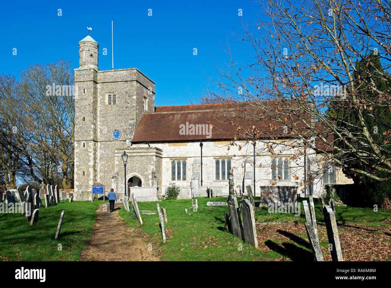 L'église Saint Pierre, Bishop's Waltham, Hampshire, England UK Banque D'Images