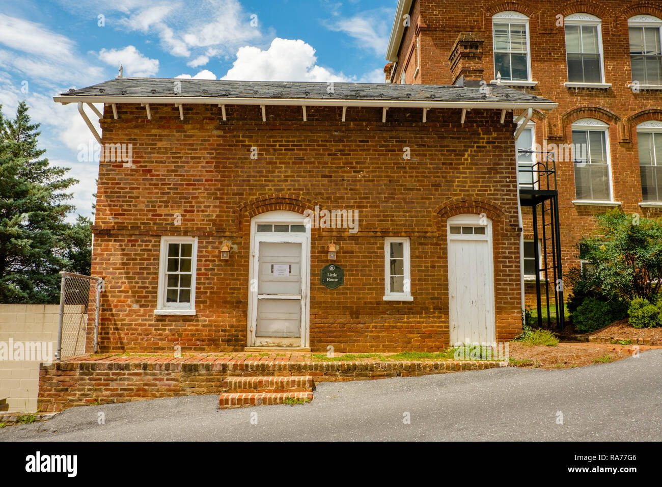 Terrasse Rose, Mary Baldwin University, Staunton, Virginie Banque D'Images