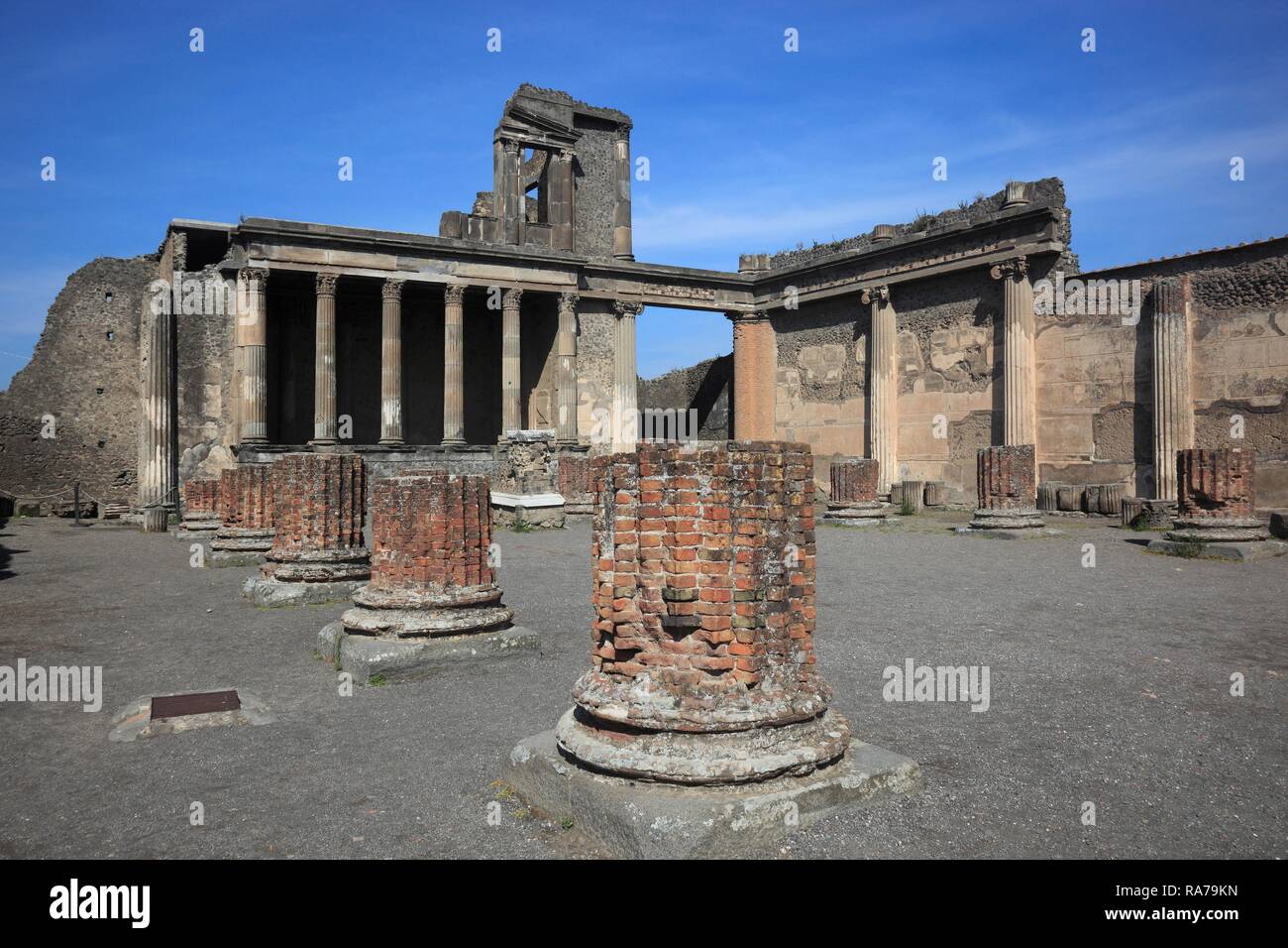 Basilique, Pompéi, Campanie, Italie, Europe Banque D'Images