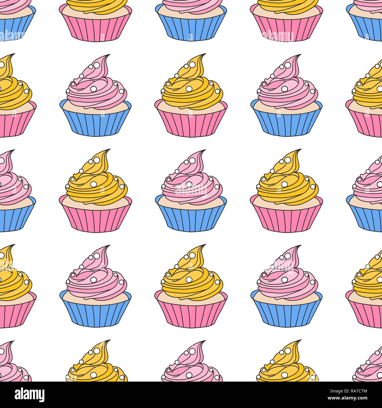 Gateau D Amour Saint Valentin Vecteur Modele Transparent Pour Impression Tissu Et Papier Numerique Image Vectorielle Stock Alamy