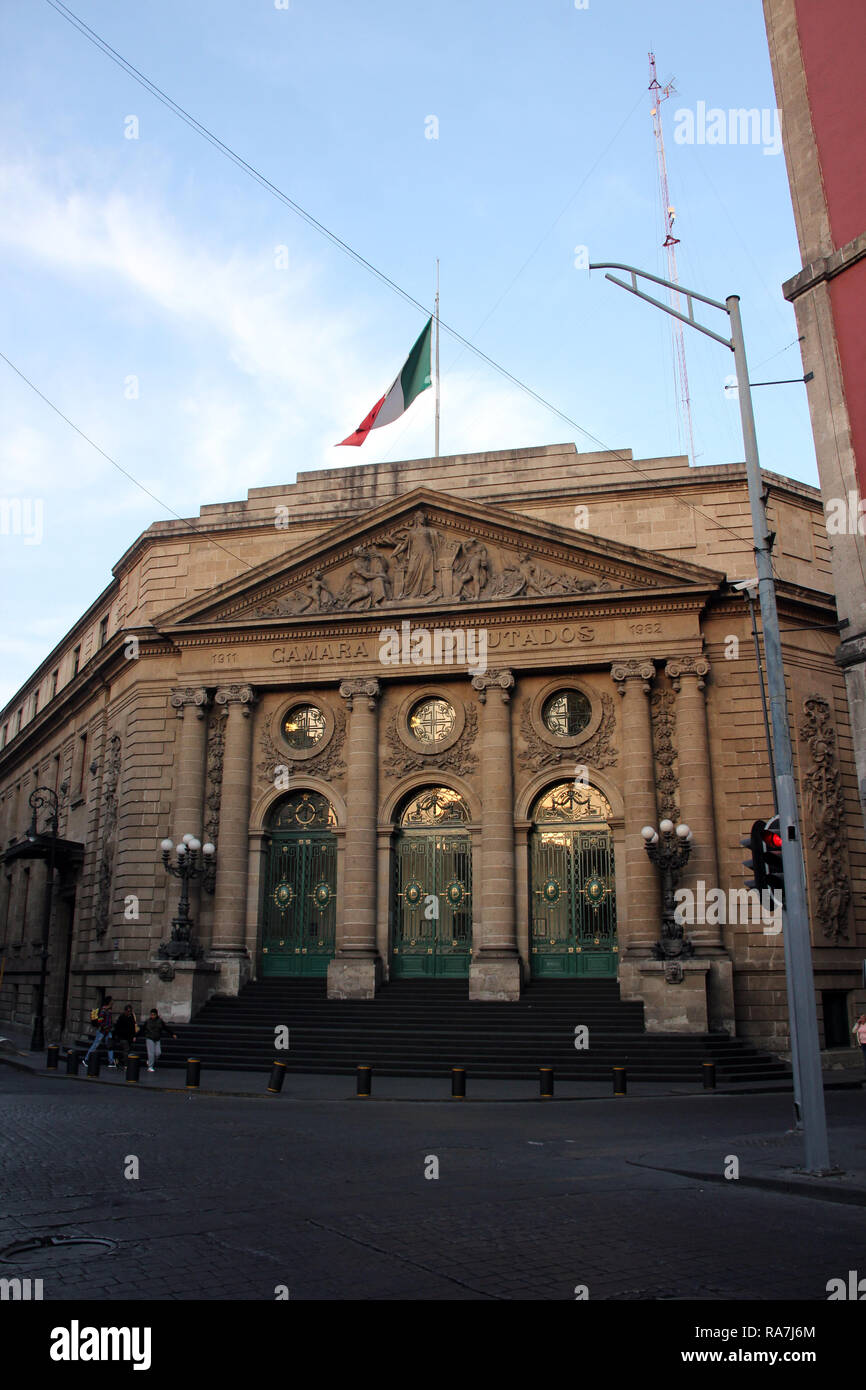 La Chambre des Représentants, Mexico City Banque D'Images