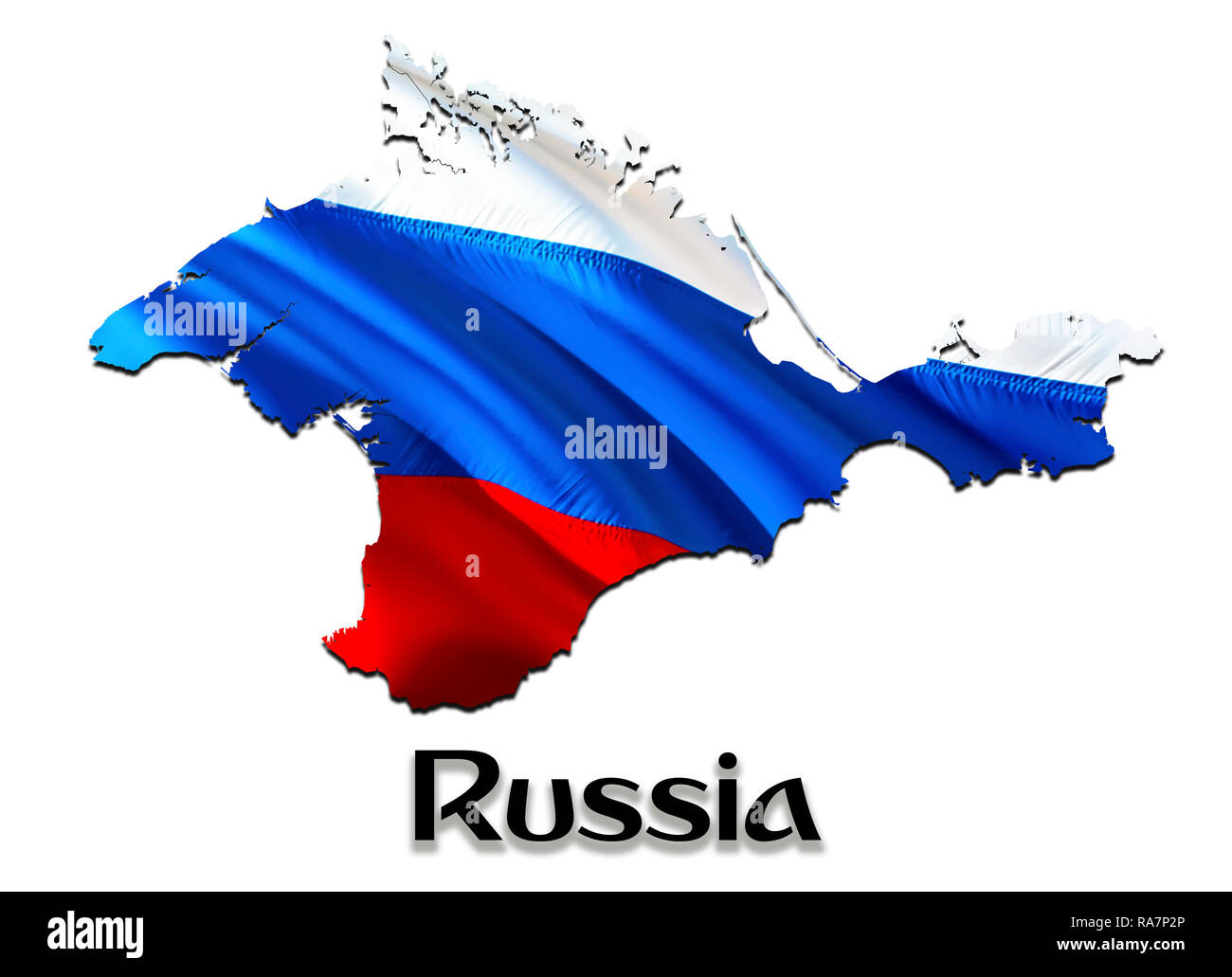 Site du pavillon de la Crimée. Le rendu 3D Russie Crimée la carte et