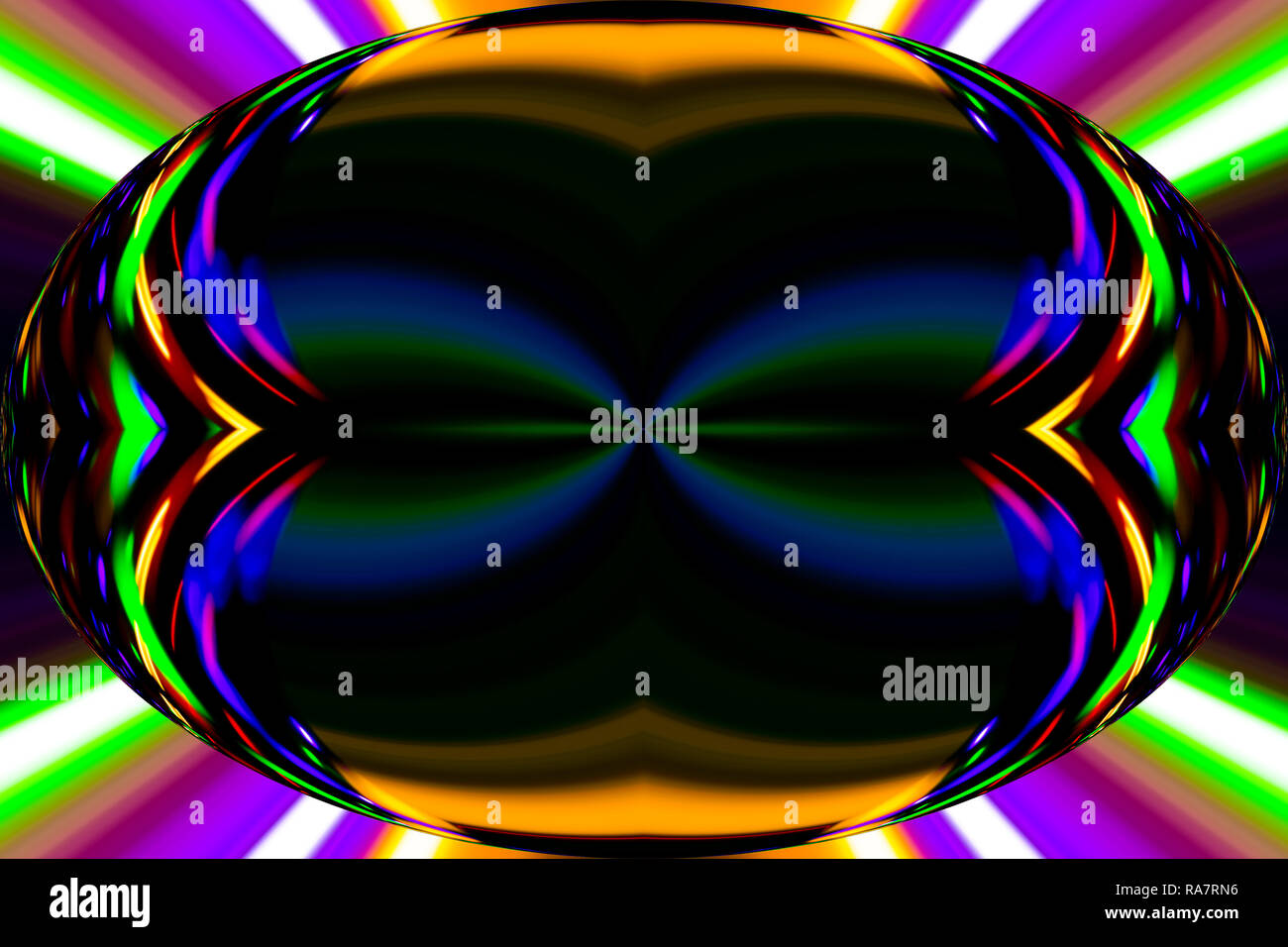 Éléments de couleur crée de l'image. elipse fantastique Tableau abstrait - images psychédéliques. Banque D'Images