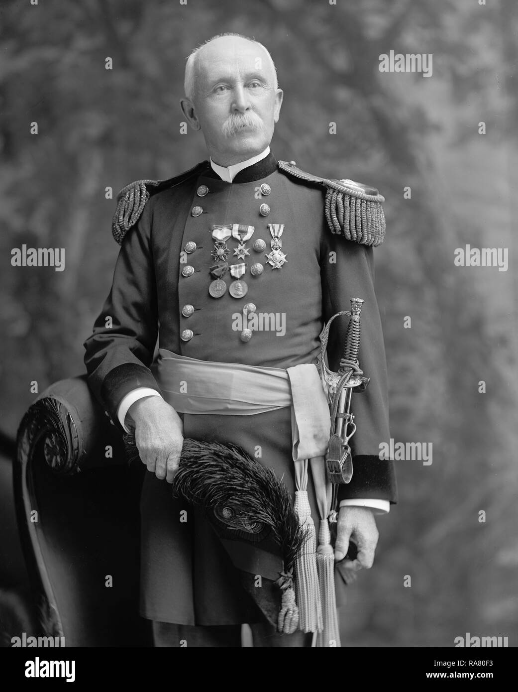 Aux États-Unis, premier bactériologiste Général George Miller Sternberg ca au début des années 1900. Banque D'Images