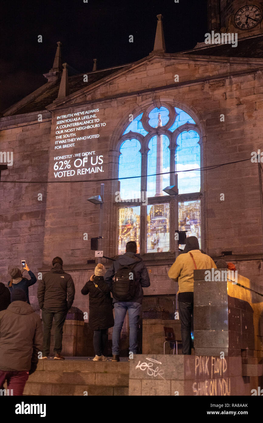 Message du ciel, Tron Kirk Banque D'Images