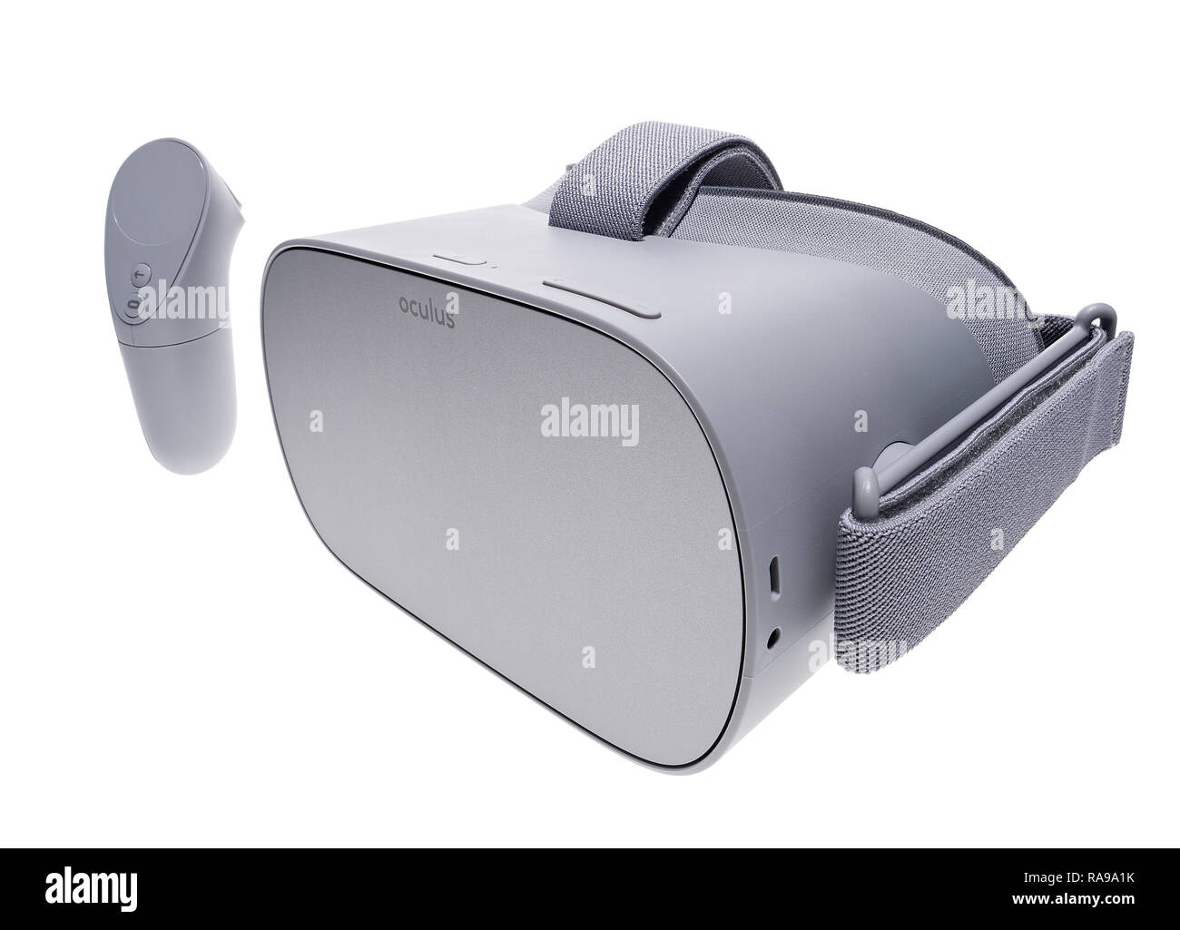 Oculus Rendez-casque de réalité virtuelle autonome. Banque D'Images