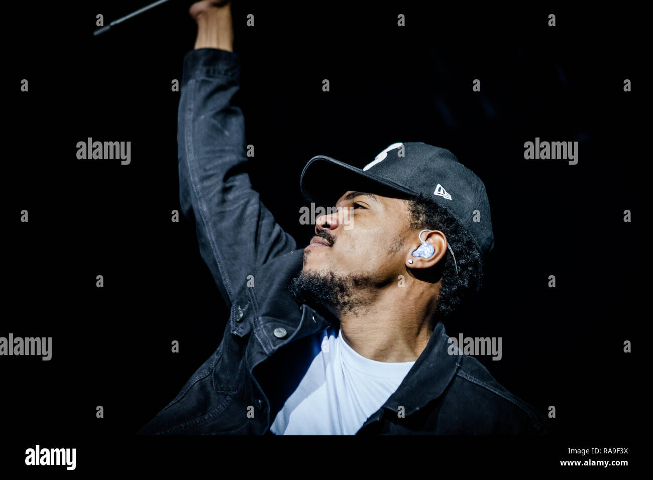 Le rappeur américain et le parolier Chance Rapper effectue un concert live à Falconer Salen à Copenhague. Le Danemark, 15/11 2016. À l'exception du Danemark Banque D'Images