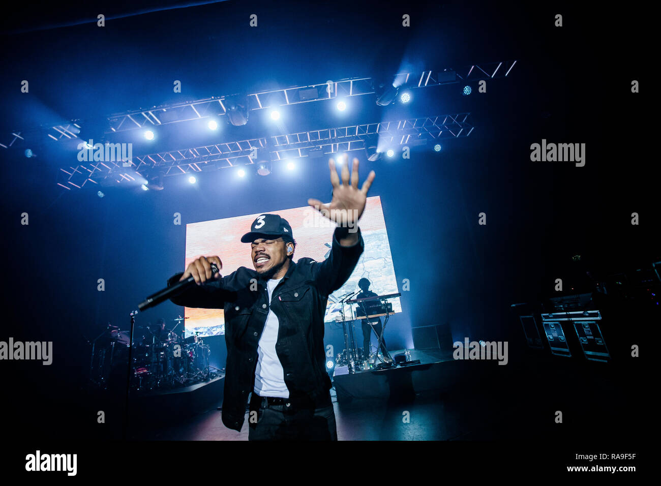 Le rappeur américain et le parolier Chance Rapper effectue un concert live à Falconer Salen à Copenhague. Le Danemark, 15/11 2016. À l'exception du Danemark Banque D'Images
