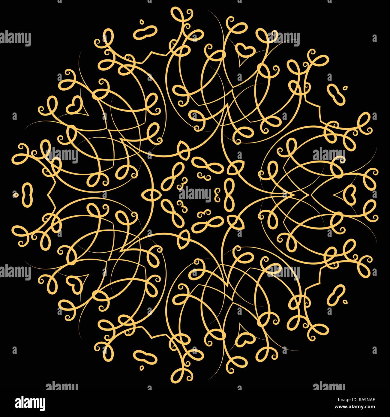 Baground vecteur mandala Illustration de Vecteur