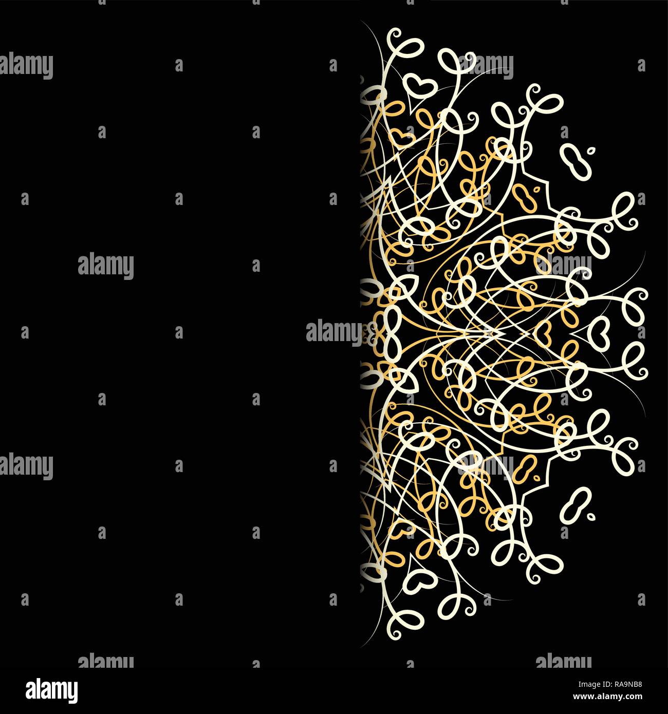 Baground vecteur mandala Illustration de Vecteur