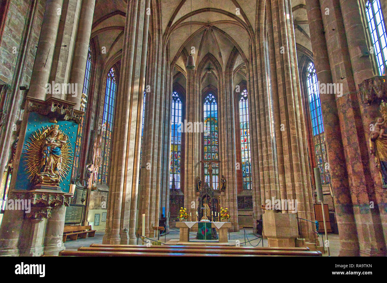 La Cathédrale de Nuremberg Banque D'Images