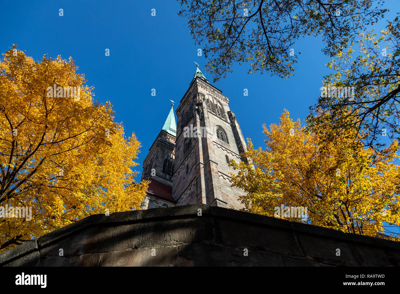 La Cathédrale de Nuremberg Banque D'Images
