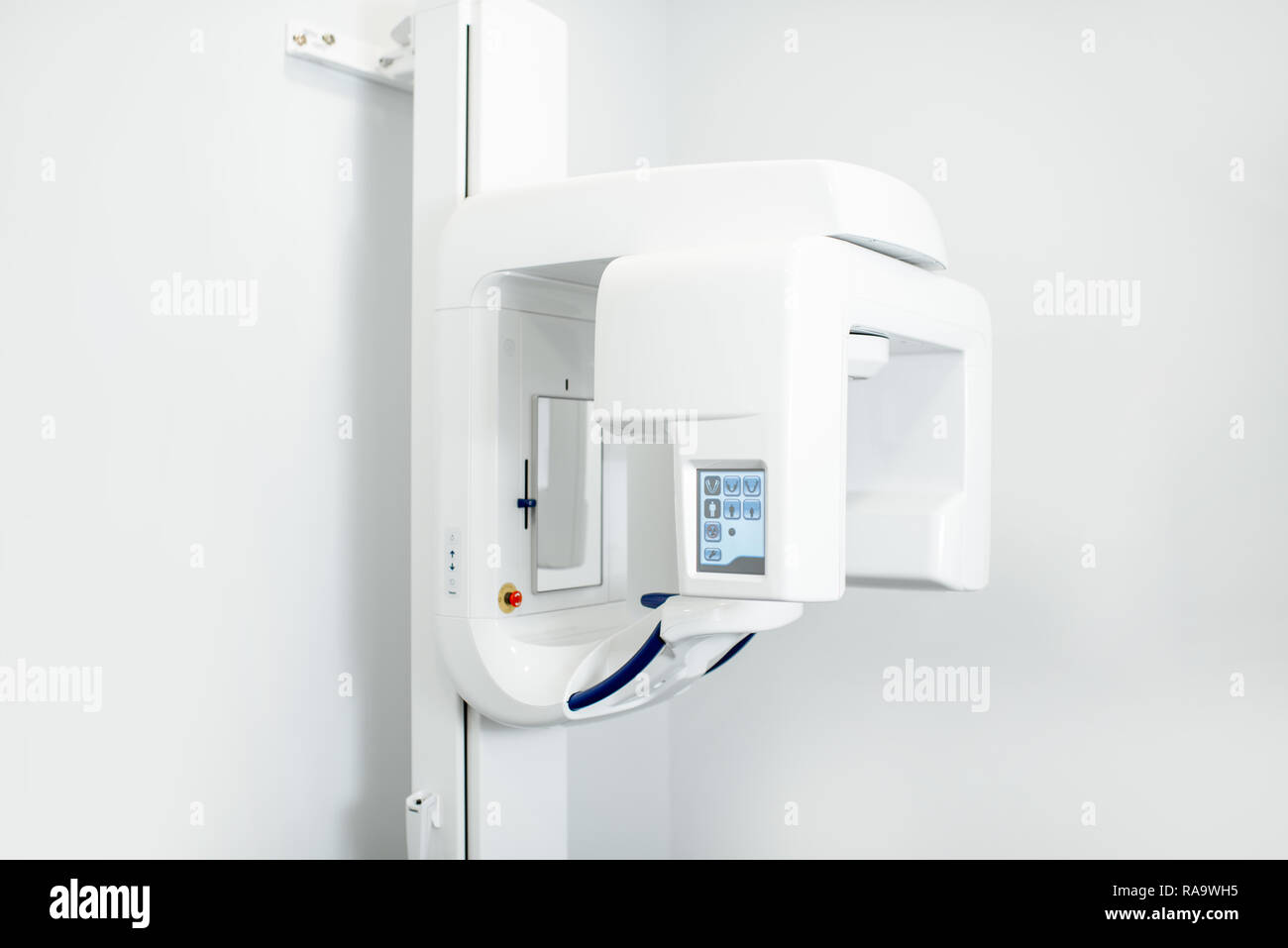 Appareil de radiographie panoramique pour coups de mâchoire dans le cabinet dentaire Banque D'Images
