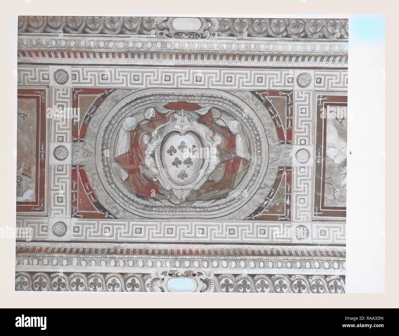 Lazio, Viterbo, Montefiascone, Palazzo Farnese. Repensé par Gibon. L'art classique avec une touche moderne repensé Banque D'Images