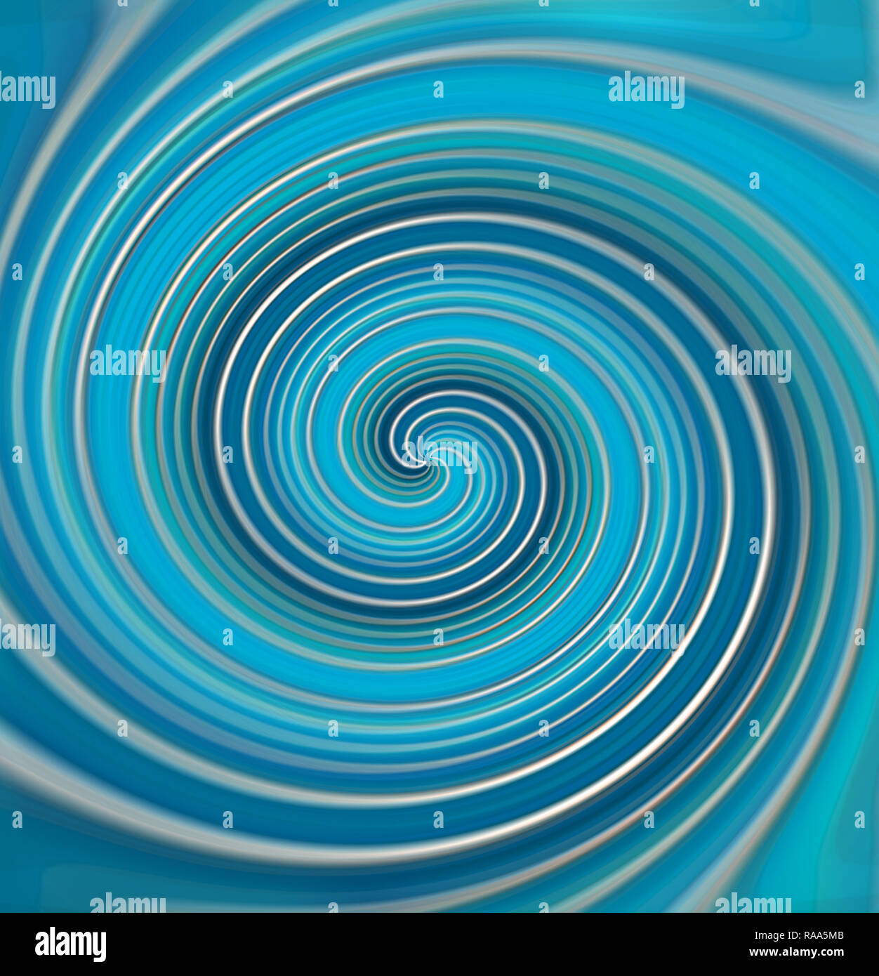 La couleur des lignes de spirale. Tableau abstrait - images psychédéliques. Banque D'Images