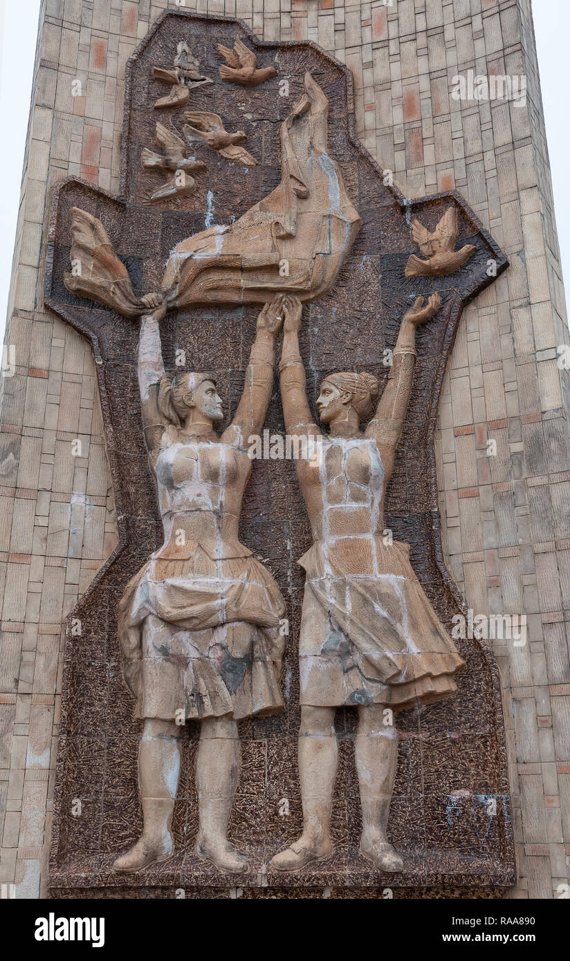 L'ère communiste à statue statue ou Parc Memento Park (Szoborpark) Budapest, Hongrie Banque D'Images