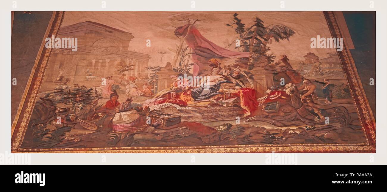 L'Asie. Repensé par Gibon. L'art classique avec une touche moderne repensé Banque D'Images