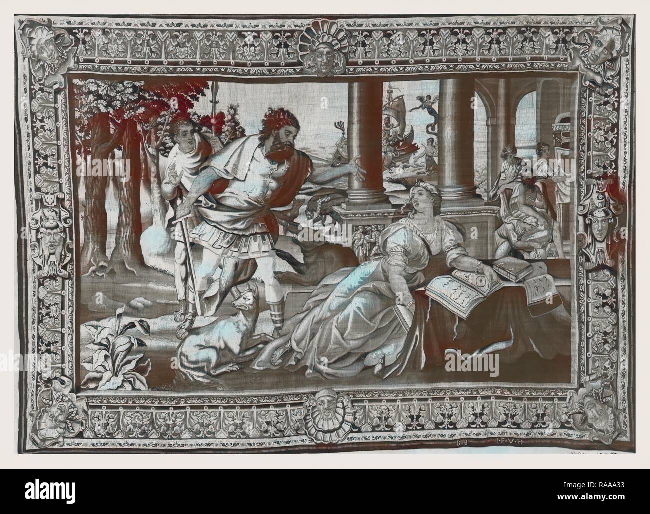 Au Palais De Circe Ulysse Ulysse Reconnu Par Euryclea Pendant Qu Elle Est En Train De Laver Ses Pieds Ulysse Attache Au Mat Repense Photo Stock Alamy